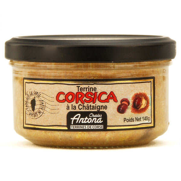 Terrine "Corsica" à la châtaigne - 140gr