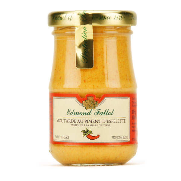 Moutarde au piment d'Espelette -105gr