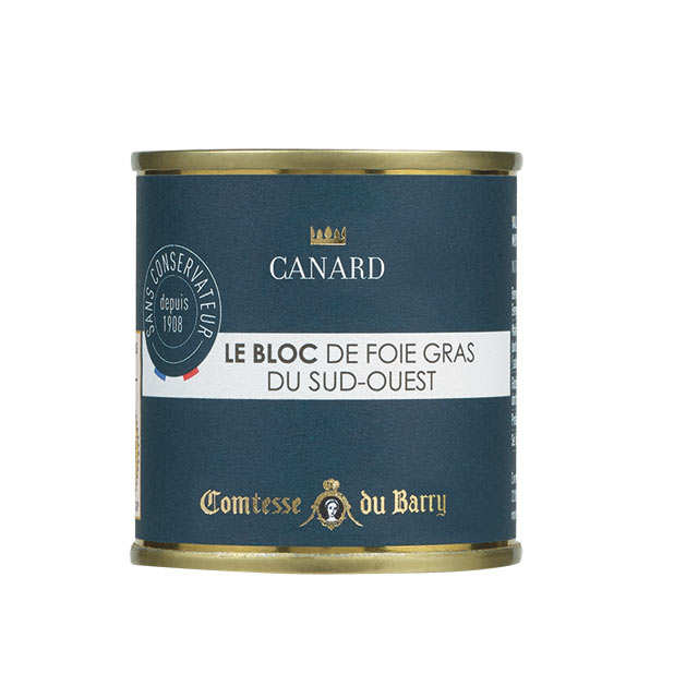 Bloc de foie gras de canard du Sud-Ouest - 100gr