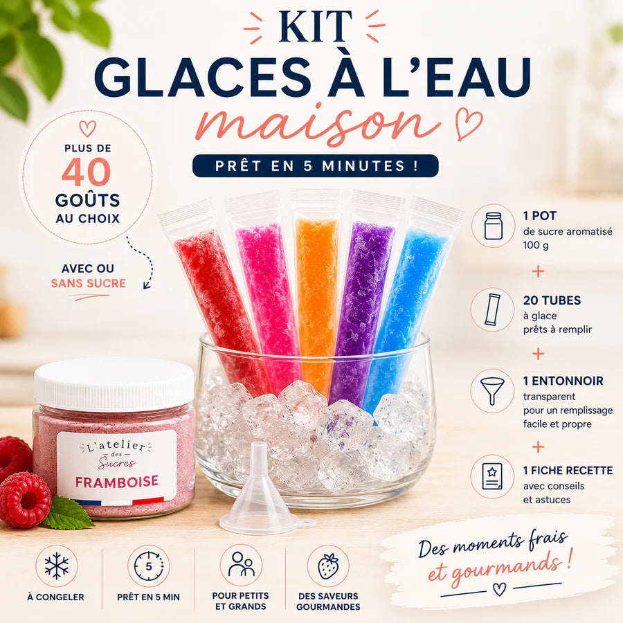 Kit Glaces à l'eau maison IG NUL