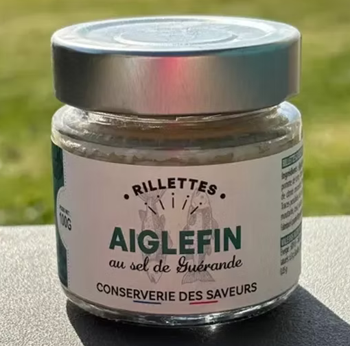 Rillettes d'Aiglefin au sel de Guérande - 100g