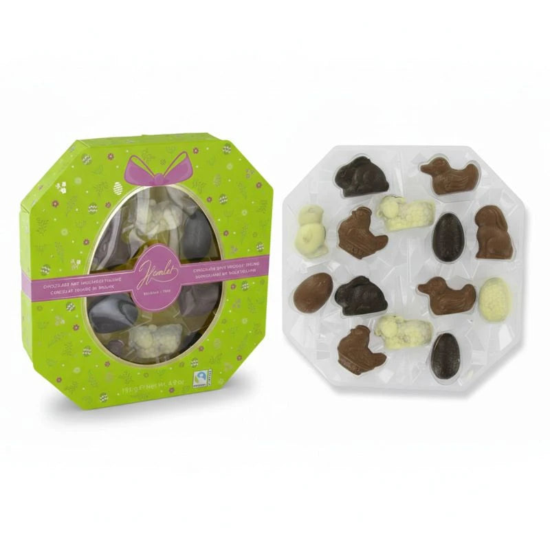 Boîte assortiments Pâques praliné 195g