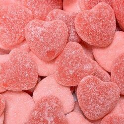 Coeur rose fraise - 200gr