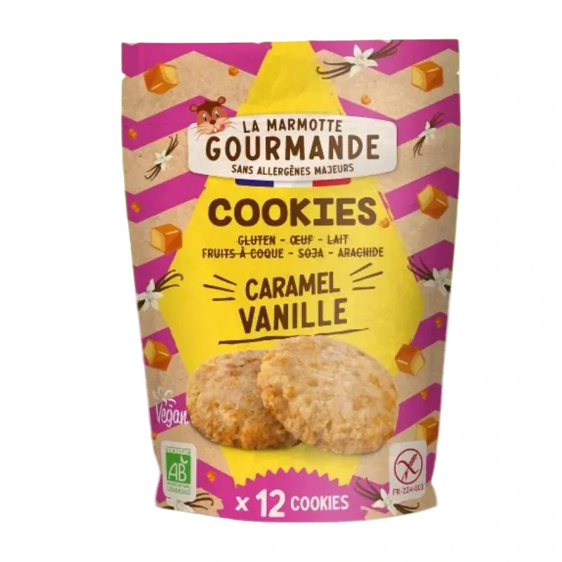 Cookies sans gluten caramel vanille