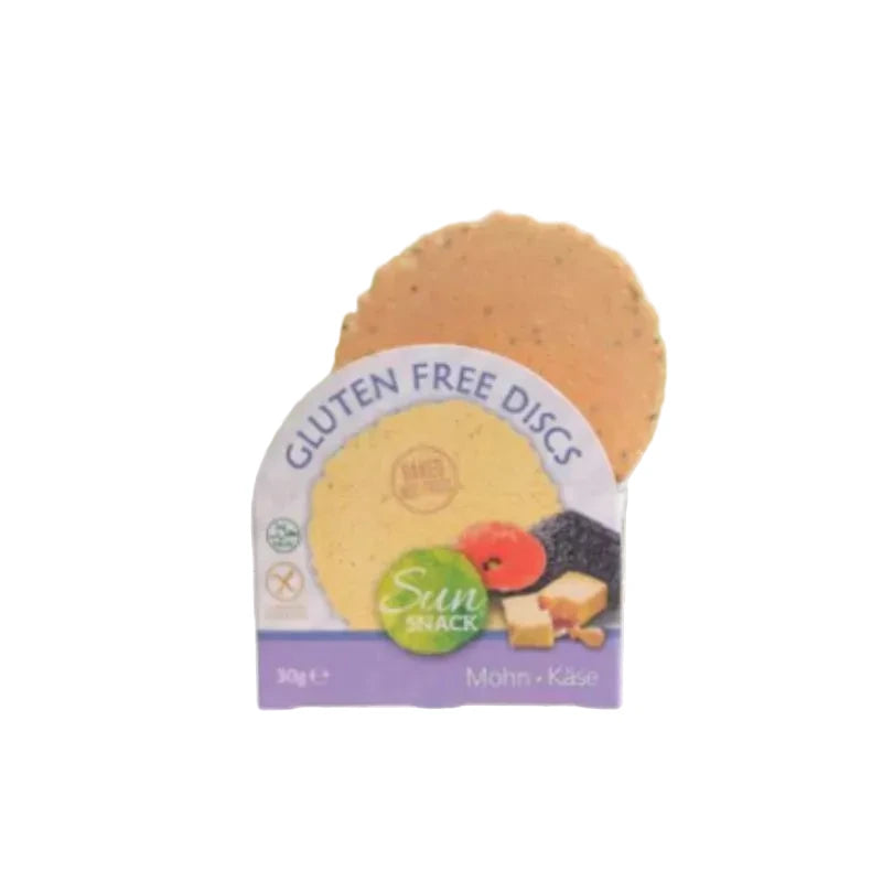 Crackers apéritifs sans gluten au pavot - par 2