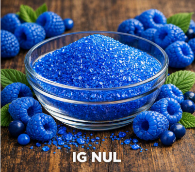 Sucre aromatisé framboise bleue - IG nul