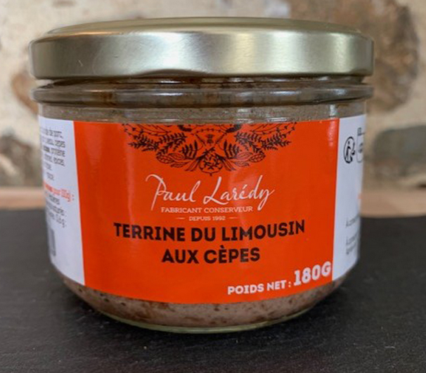 Terrine du Limousin aux cèpes - 90 ou 180g