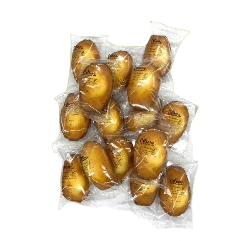 Lot de 15 Madeleines natures sans gluten - par 2