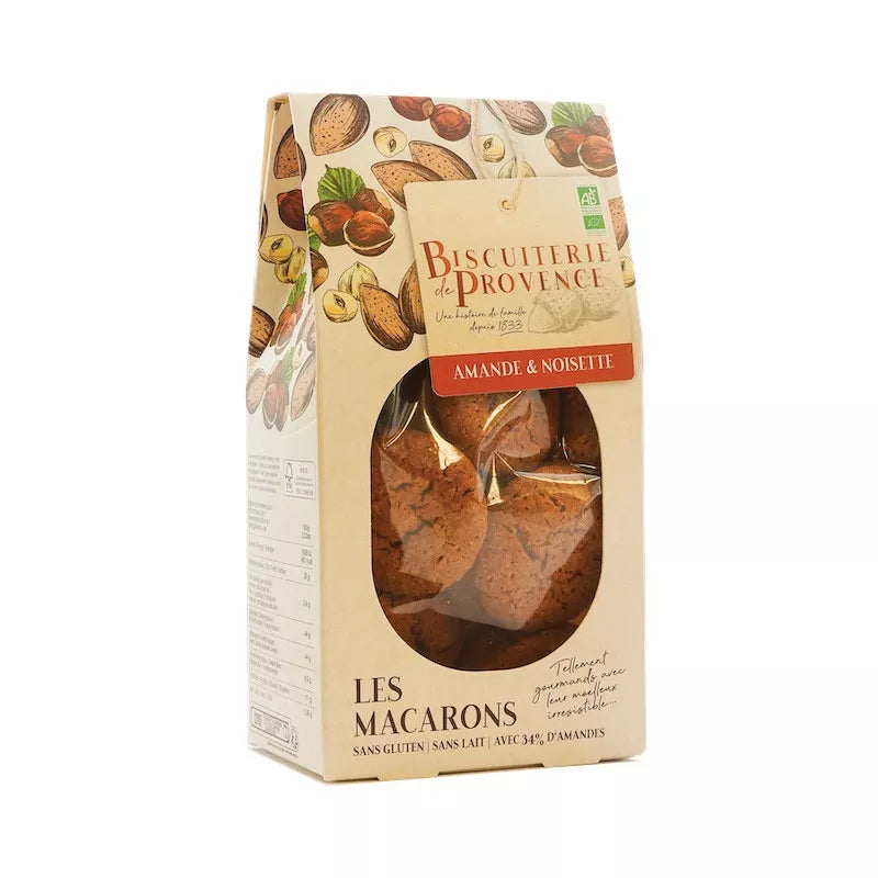 Macarons aux amandes et noisettes sans gluten et bio