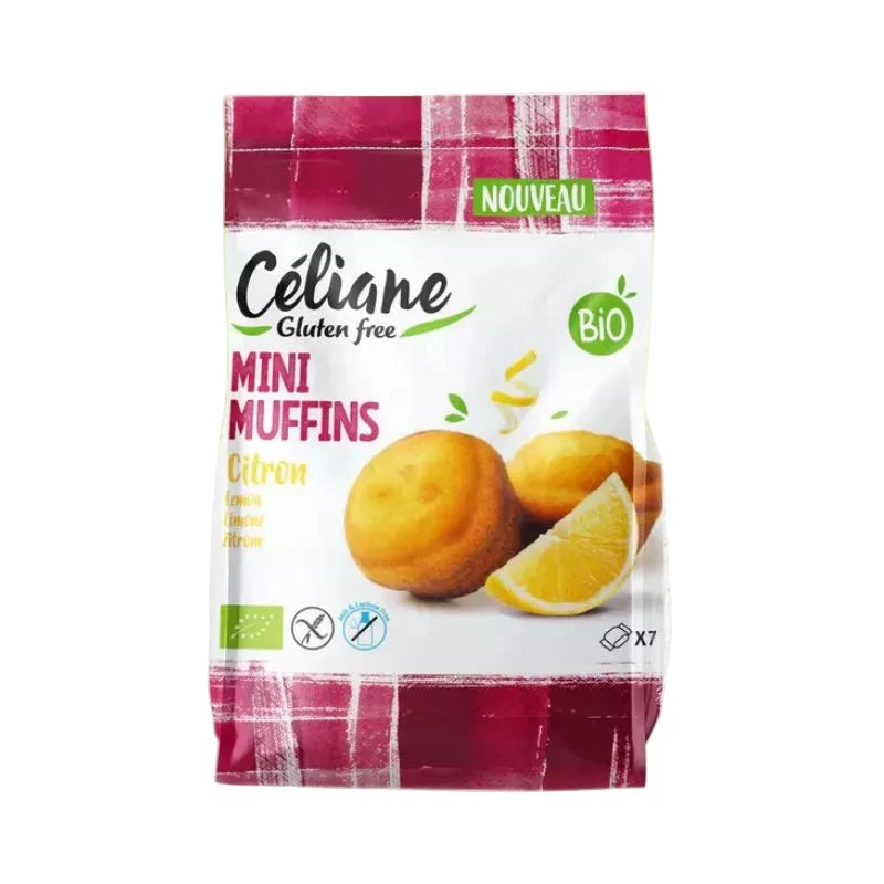 Mini muffins citron bio et sans gluten - par 2