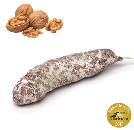 Saucisson sec aux noix