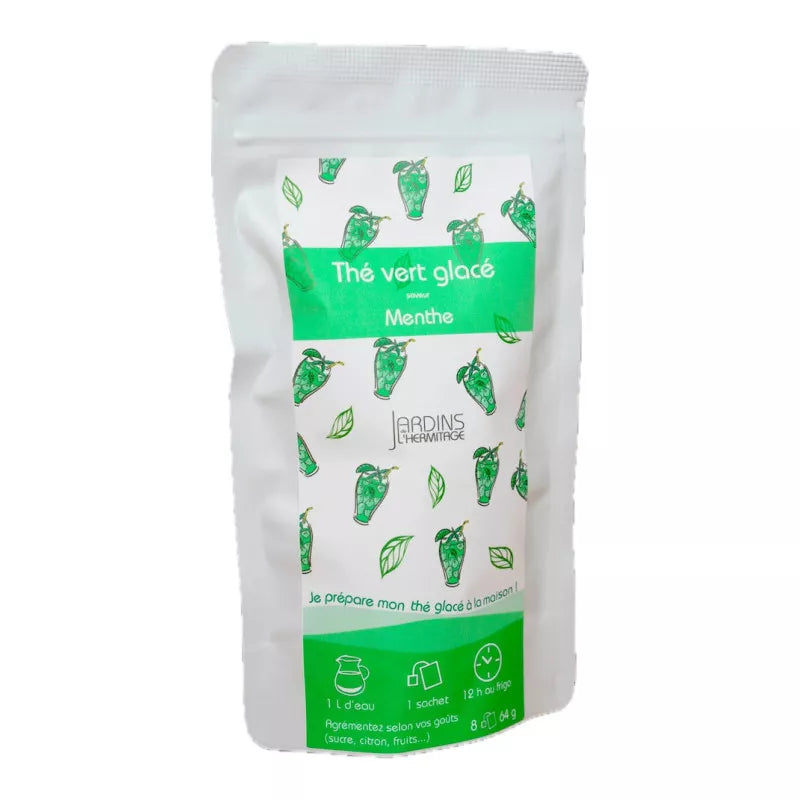 Thé glacé à la menthe sans gluten