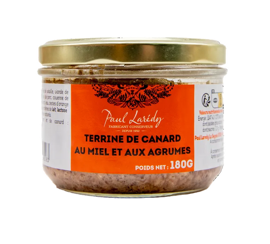 Terrine de canard au miel et aux agrumes - 90 ou 180g