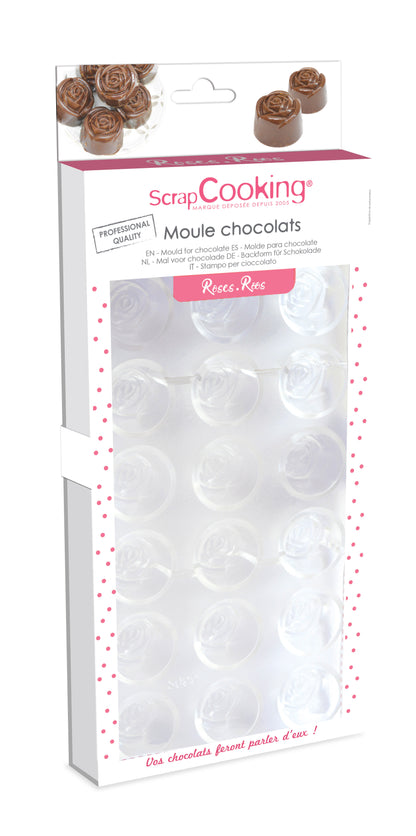 Moule rigide chocolats roses