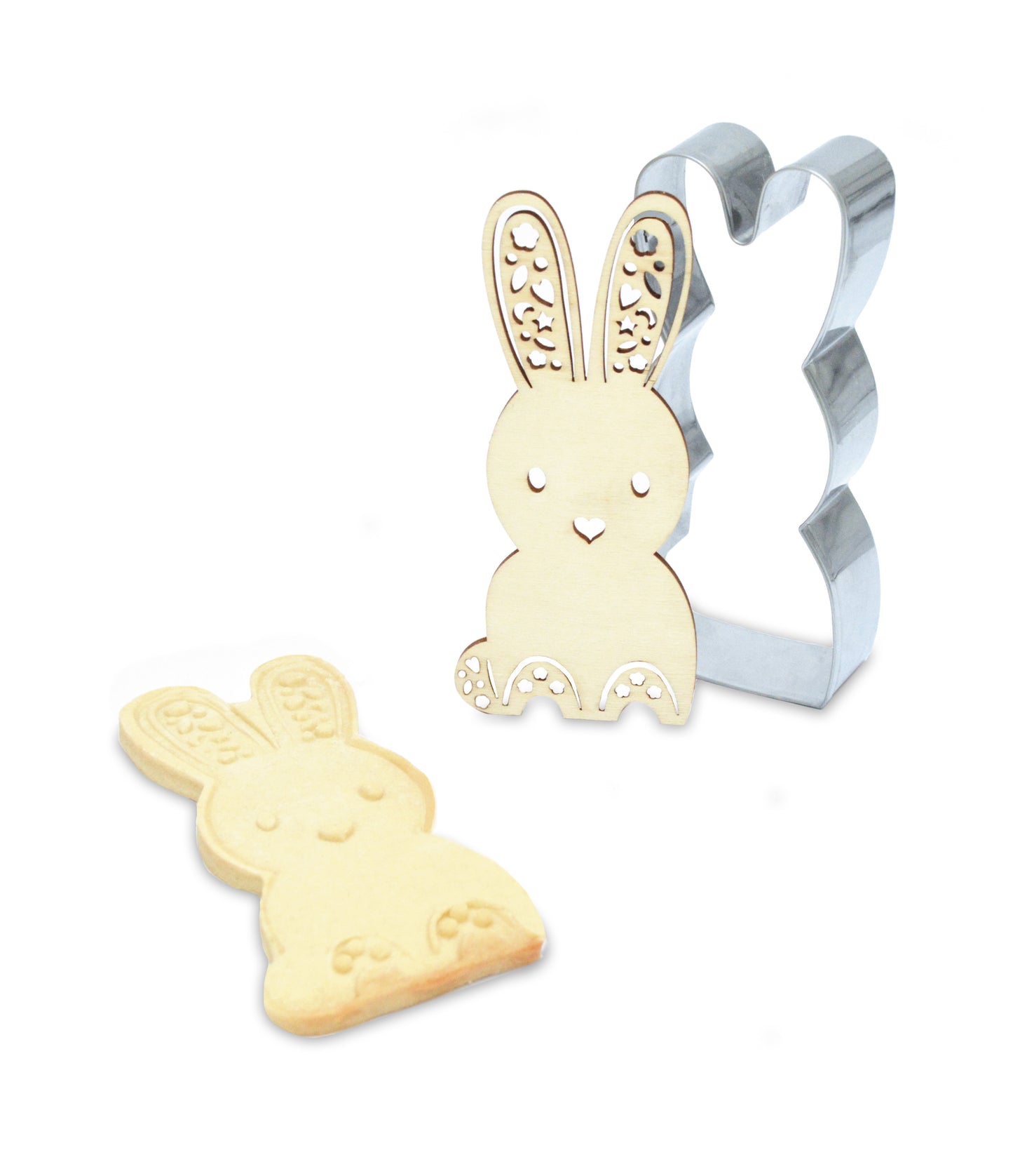 Emporte-pièce et embosseur bois Lapin