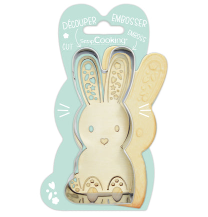 Emporte-pièce et embosseur bois Lapin