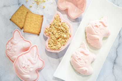 6 moules silicone individuels Licorne