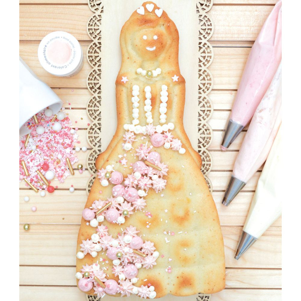 Moule à gâteau silicone princesse