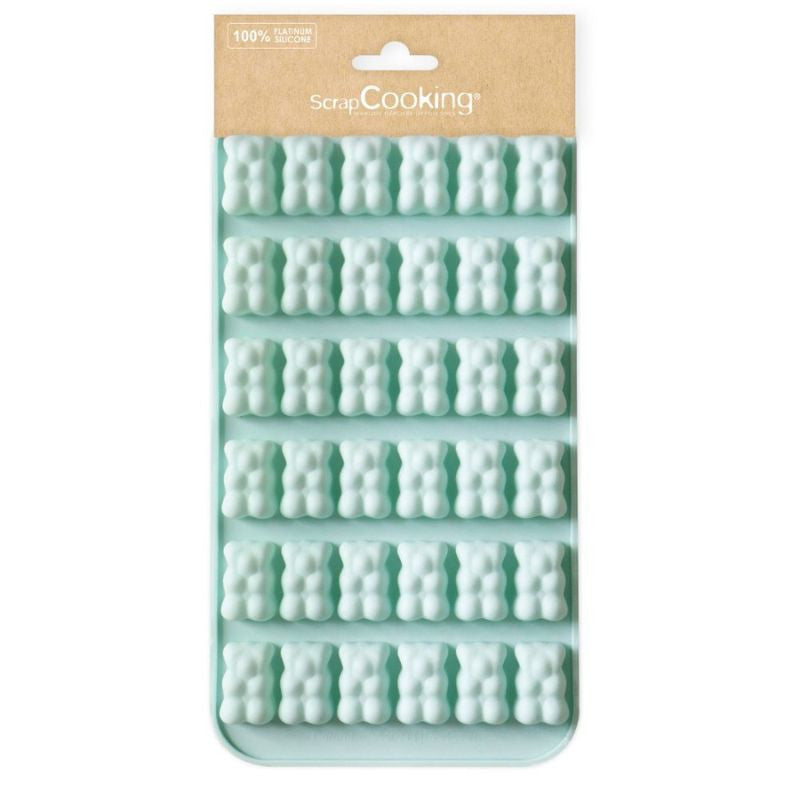 Moule silicone mini bonbons oursons