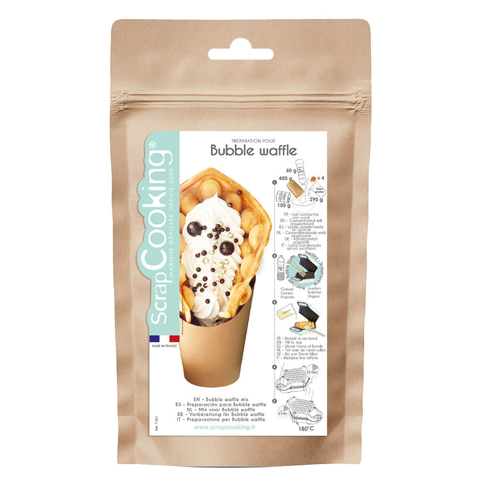 Préparation pour Bubble waffles
