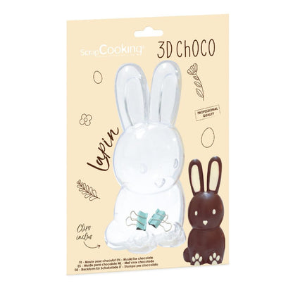 Moule 3D choco lapin