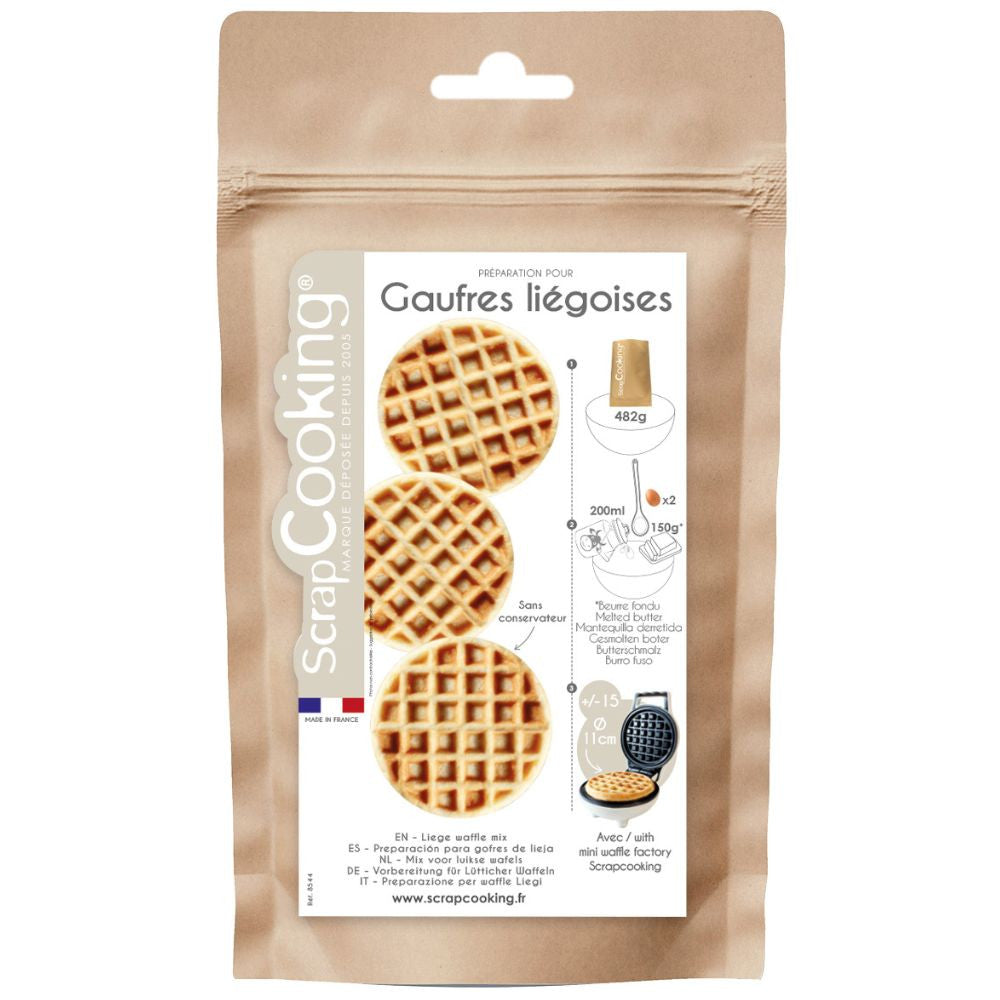 Préparation Gaufres Liégeoises