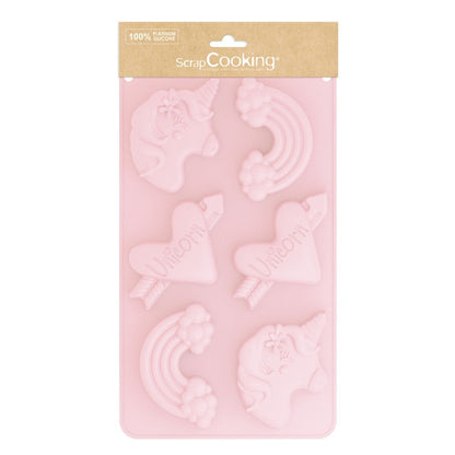 Moule en silicone multi-licorne