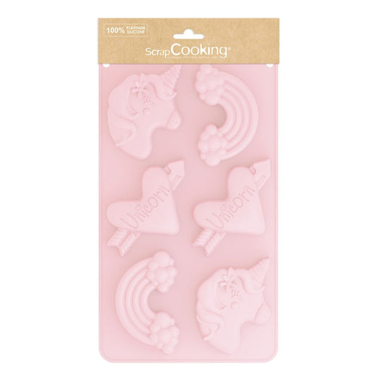 Moule en silicone multi-licorne