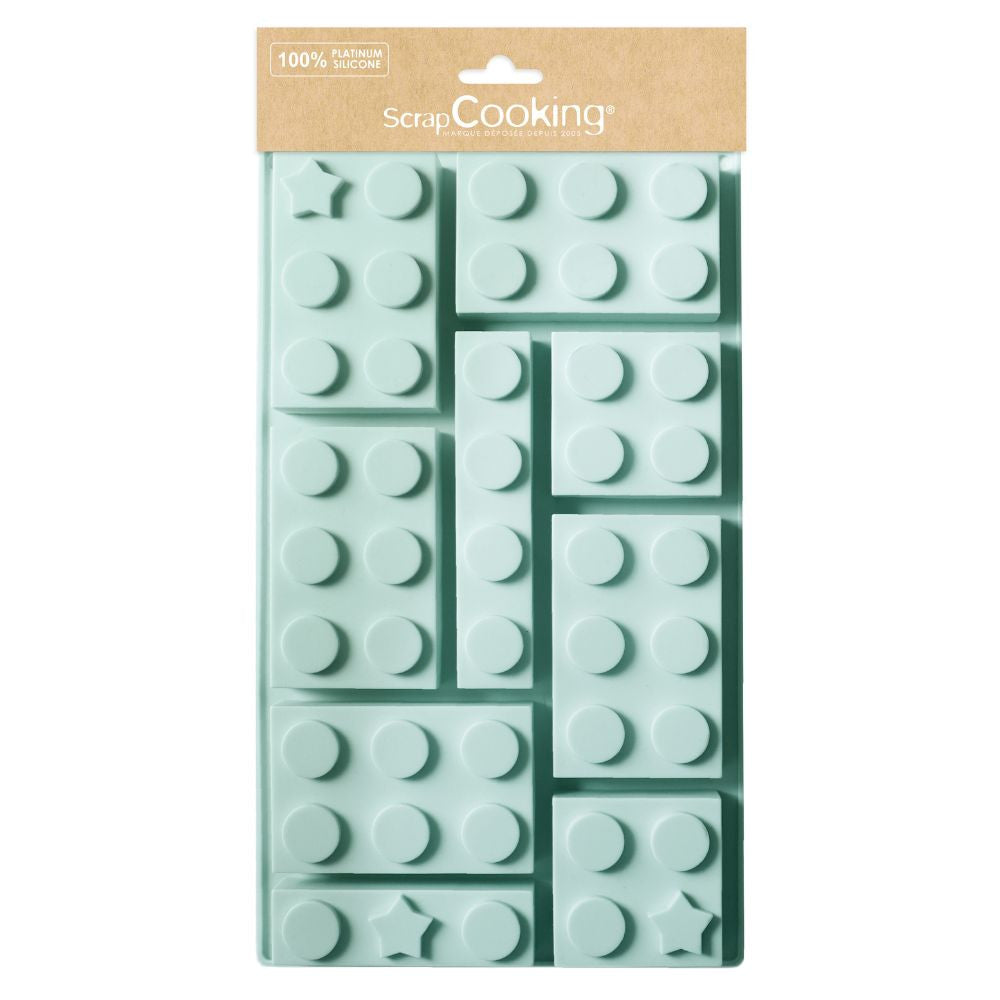 Moule à gâteaux silicone briques