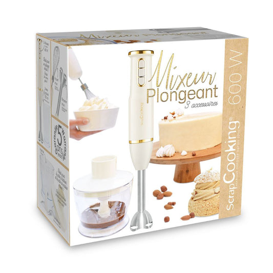 Mixeur plongeant - hachoir 3 en 1