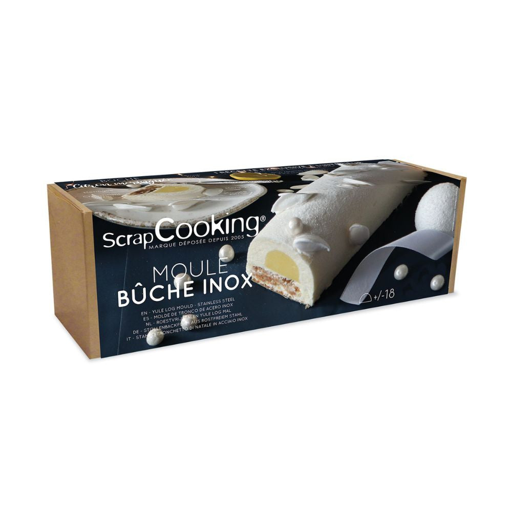 Coffret Bûche de Noël Inox - Moules bûche & Insert