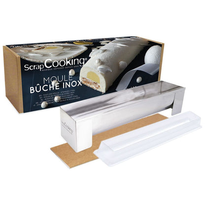 Coffret Bûche de Noël Inox - Moules bûche & Insert
