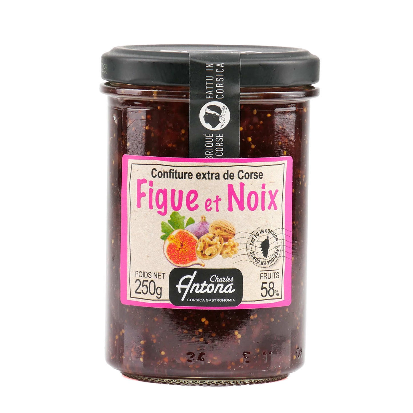 Confiture extra de figue et noix de Corse