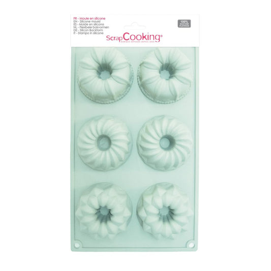 Moule silicone 6 kouglofs