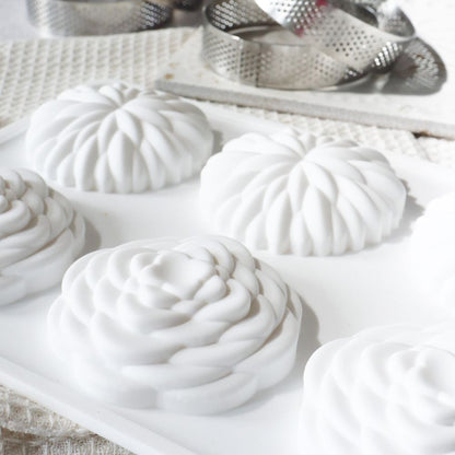 Moule silicone 3D pochage Saint-Honoré Ø7 cm pour tartelettes
