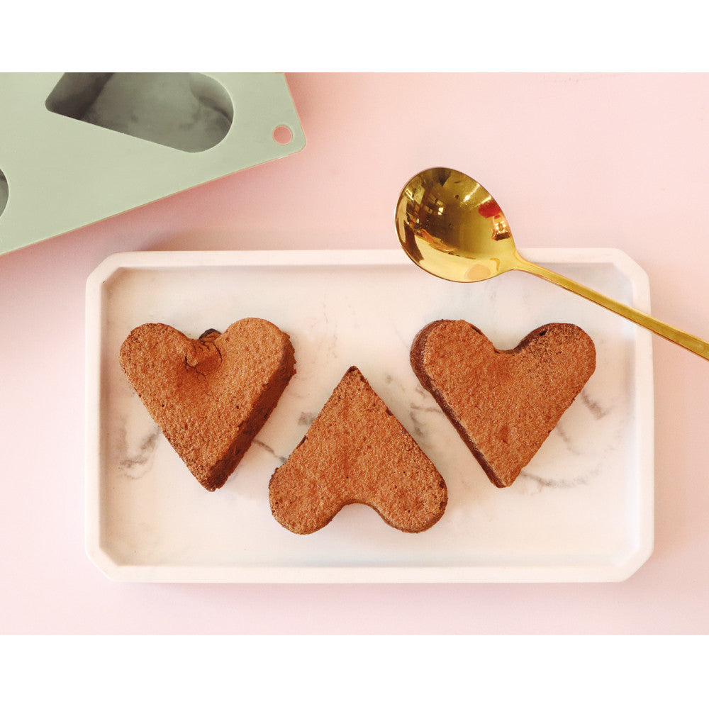 Moule silicone 6 cœurs