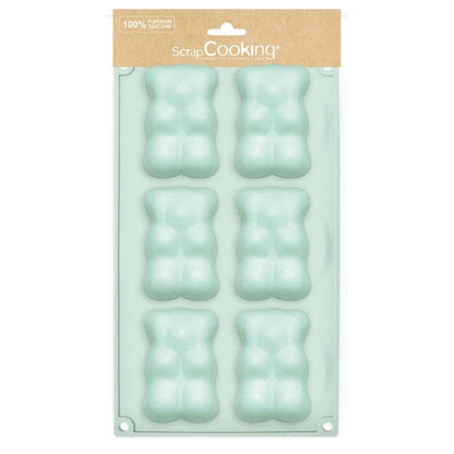 Moule silicone oursons guimauve x 6