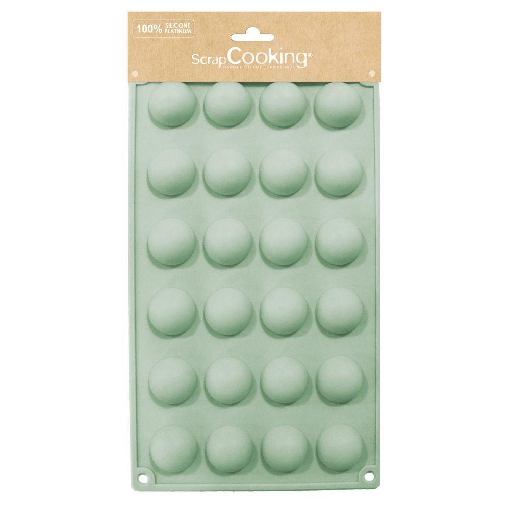 Moule silicone 24 demi-sphères