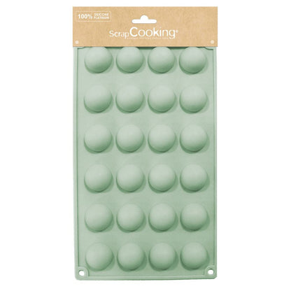Moule silicone 24 demi-sphères