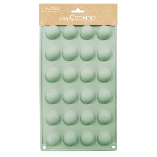 Moule silicone 24 demi-sphères