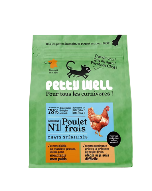 Croquettes Chats - Poulet frais 1 kg