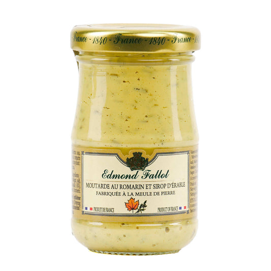 Moutarde de Dijon au romarin et sirop d'érable - 105gr