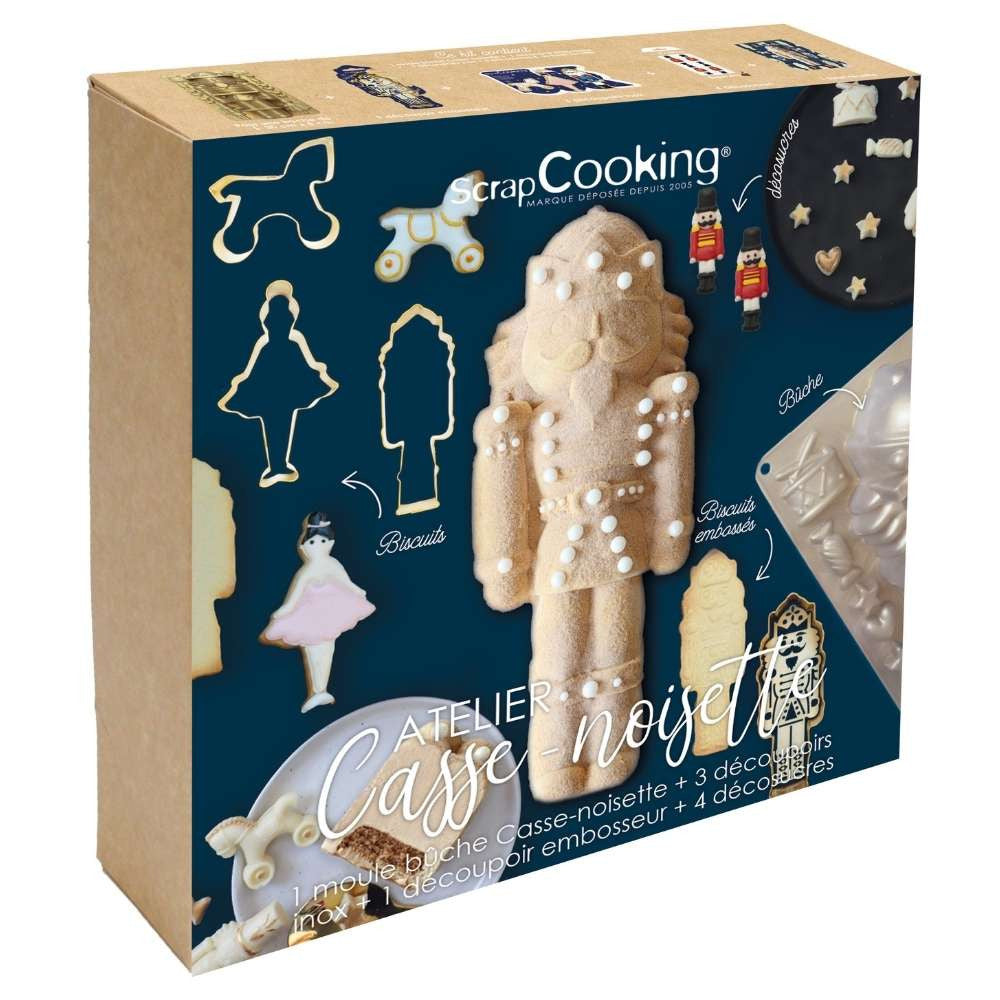 Coffret bûche et biscuits de Noël - Casse-Noisette