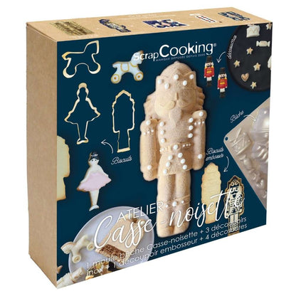 Coffret bûche et biscuits de Noël - Casse-Noisette