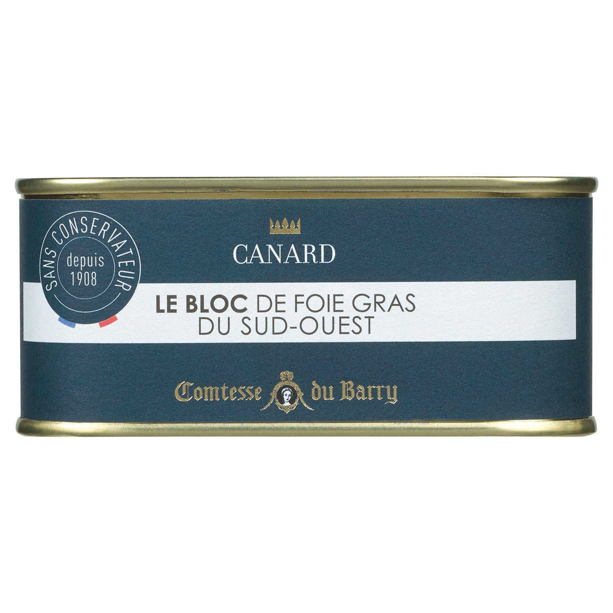 Bloc de foie gras de canard du Sud-Ouest - 210gr