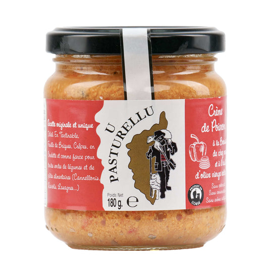 Crème de poivron à la brousse - 180gr