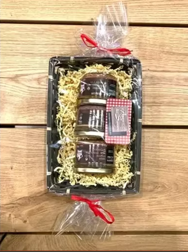 Panier gourmand 3 terrines dont 1 Chapon au Foie Gras