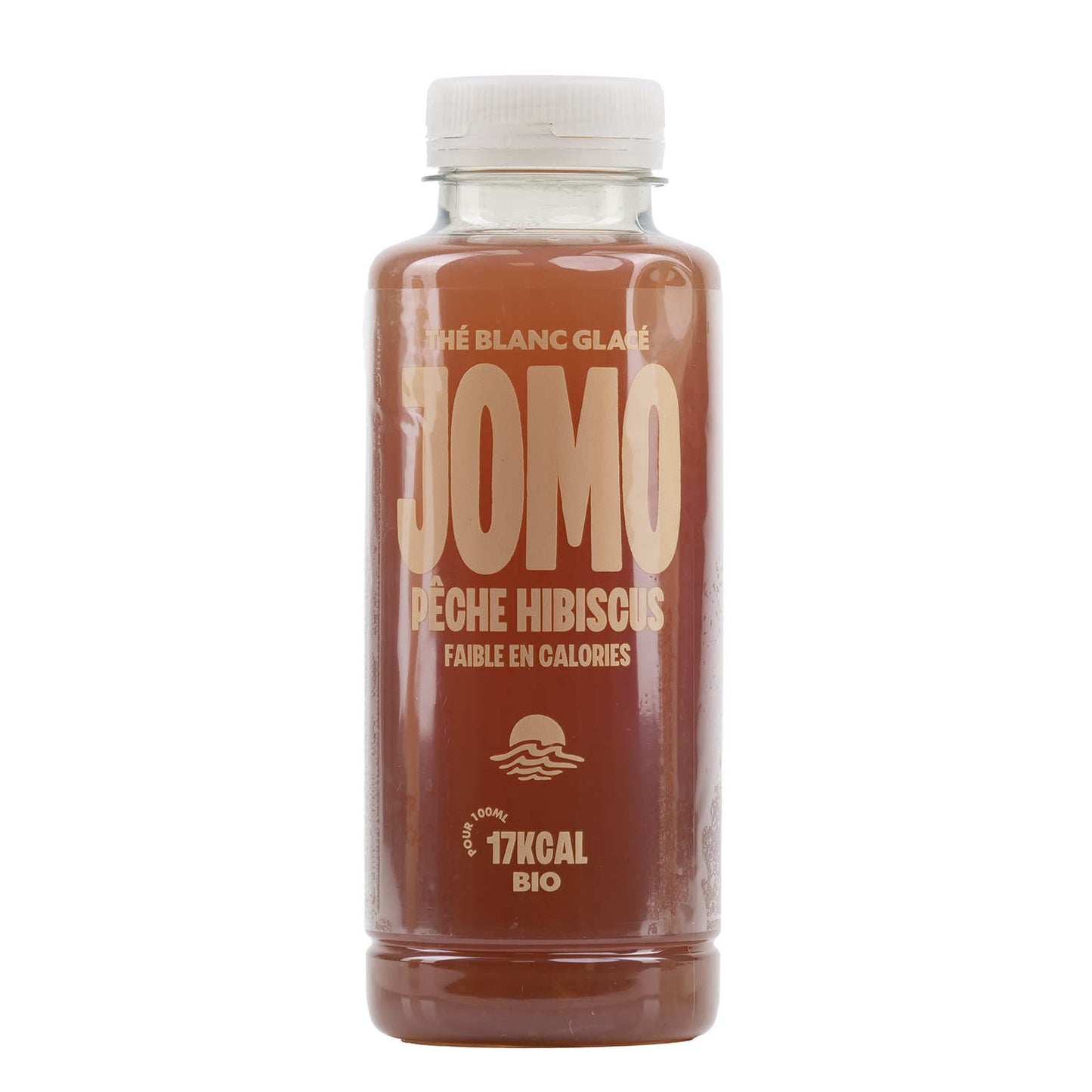 JOMO Thé blanc glacé à la pêche et à l'hibiscus 350 ml