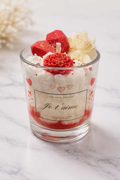 Bougie "je t'aime"