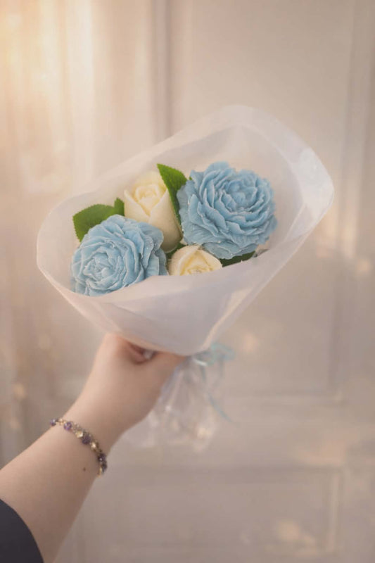 Bouquet de fondant 4 tiges